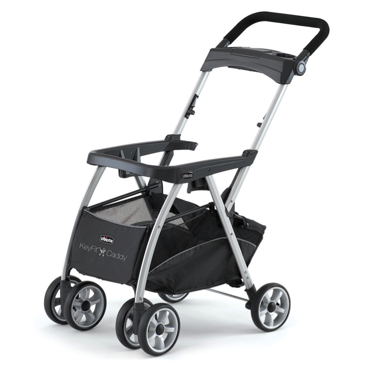 photo of stroller with single-piece handle
